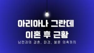 아리아나 그란데 이혼 후 근황 – 남편과의 결혼, 파경, 불륜 의혹까지