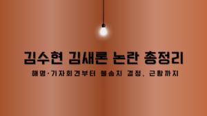 김수현 김새론 논란 총정리 – 해명·기자회견부터 불송치 결정, 근황까지